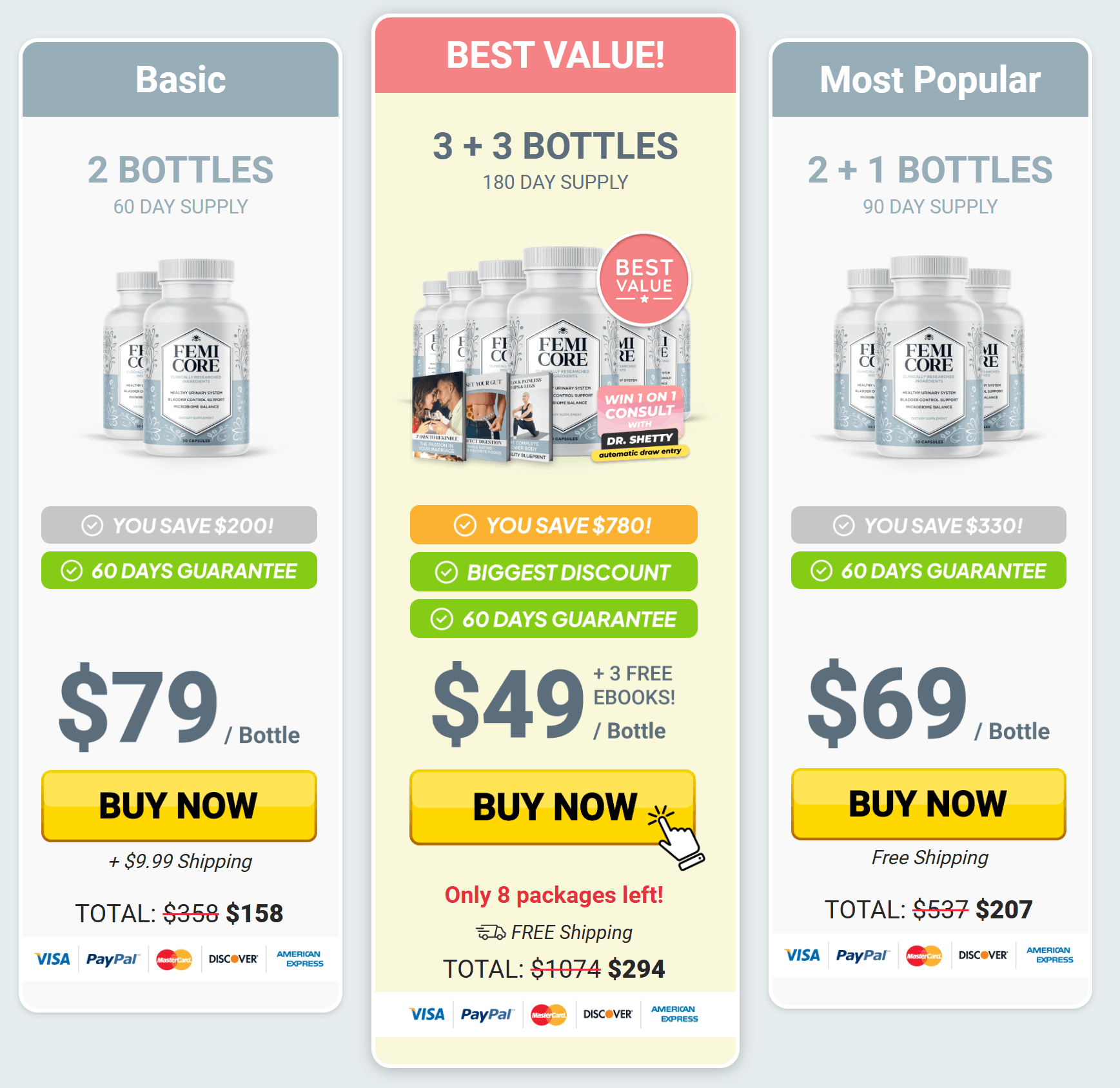 pricing offer